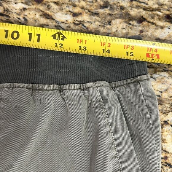Soft Surroundings Olive Green Elastic Waist Straight Leg Pants Size M - Picture 7 of 10